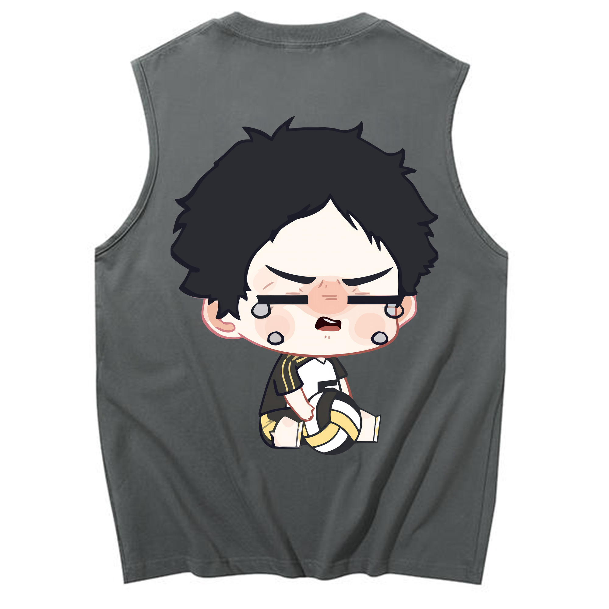 （画像用） ハイキュー!! Haikyu!! コットン100％タンクトップ（背面プリント）
